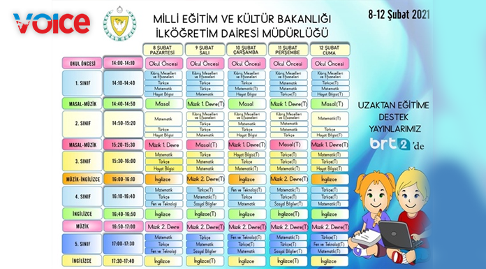Uzaktan eğitime destek yayınları bugün başlıyor