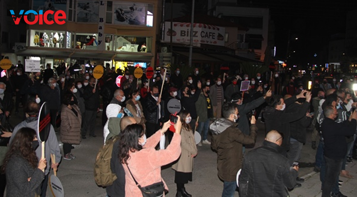 Basın çalışanlarının eylemi Rum basınında