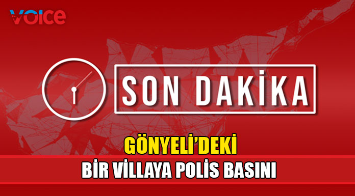 Bir evde toplanan 28 kişiye polis baskını