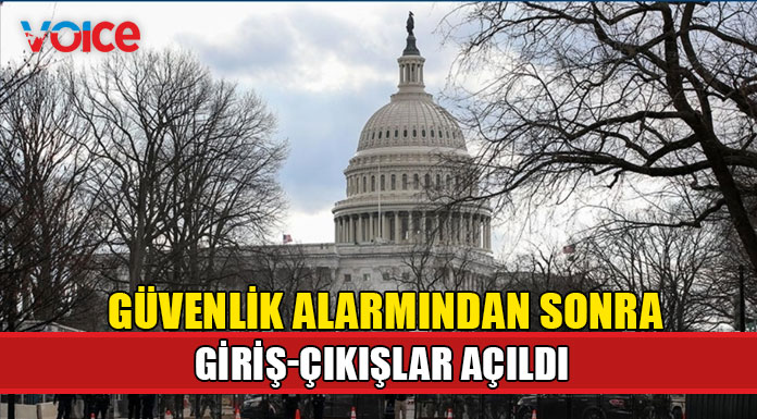 ABD Kongresine giriş-çıkışlar yeniden açıldı