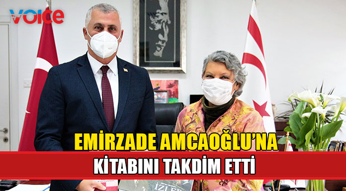 Amcaoğlu, yazar Sevil Emirzade’yi kabul etti