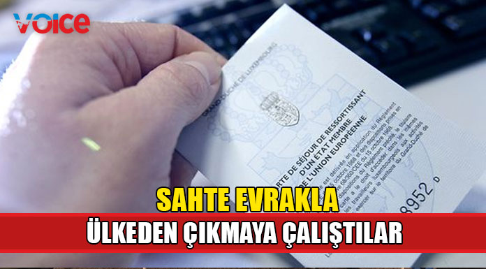 Ercan'da sahte evrakla ülkeden çıkmaya çalıştılar