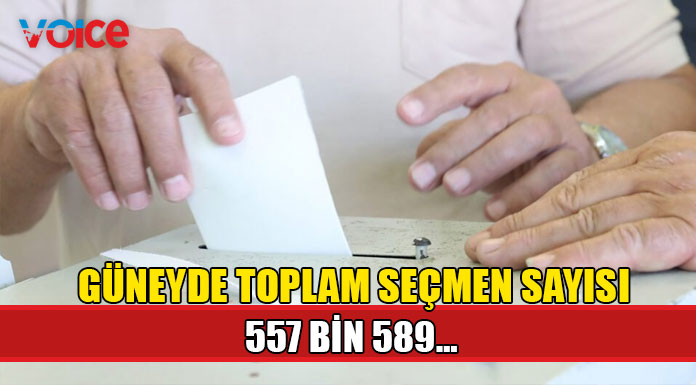 Güneyde seçmen listesi kesinleşti