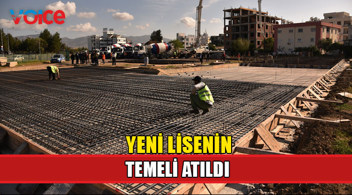 Esin Leman Lisesi’nin temeli, bugün törenle atıldı