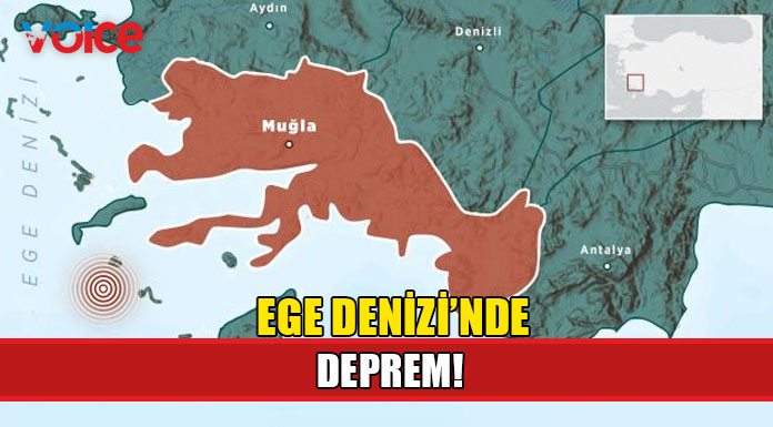 Ege Denizi'nde deprem!