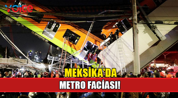 Meksika'da metro kazası!