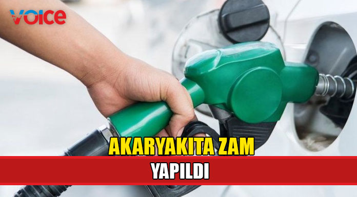 Akaryakıta zam!