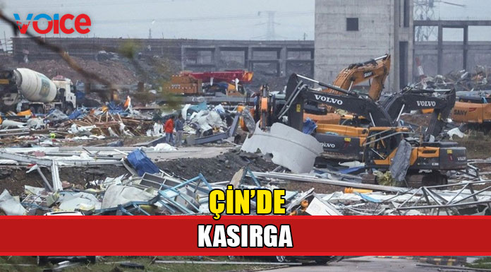 Çin'deki kasırgada ölü ve çok sayıda yaralı var