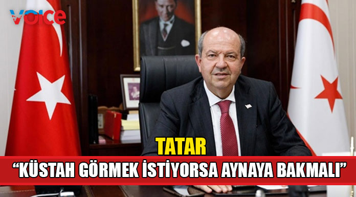Tatar'dan Anastasiadis'e cevap!