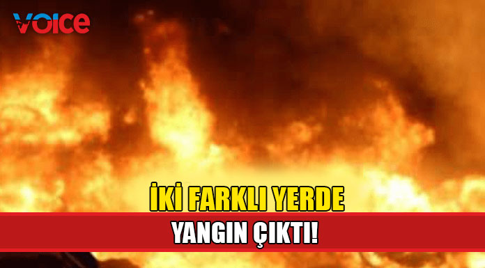 Esentepe ve Alayköy'de yangın