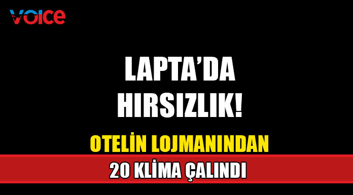 Otel lojmanından 20 adet klima çalındı