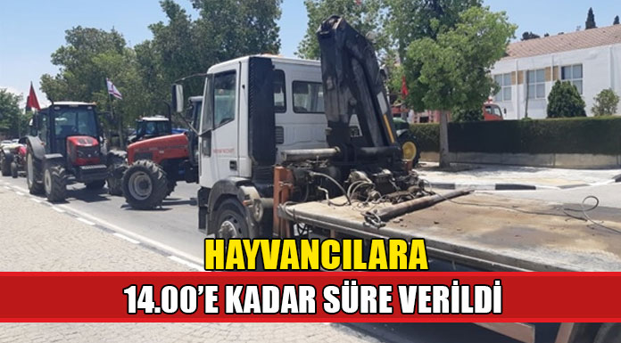 Çavuşoğlu ile hayvancılar toplandı
