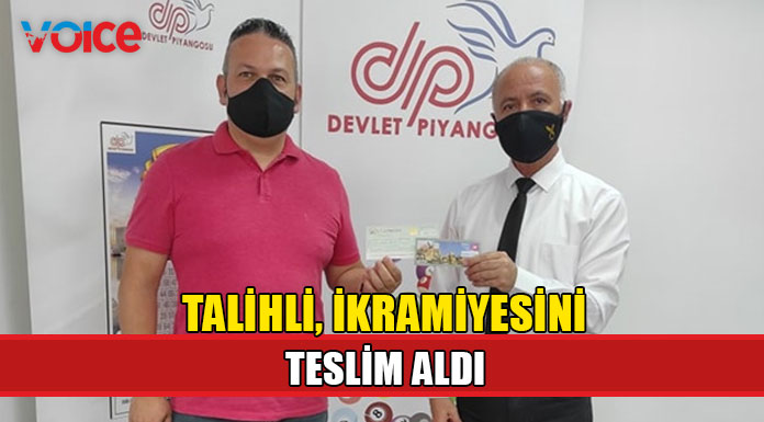 Büyük ikramiye teslim alındı