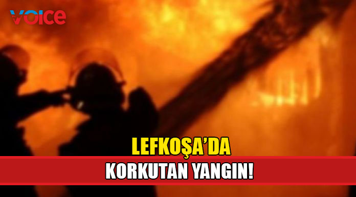 Lefkoşa'da yangın!