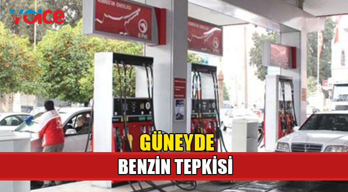 Güneyde kuzeyden benzin alımına tepki