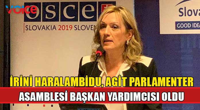 Haralambidu, AGİT Parlamenter Asamblesi Başkan Yardımcısı seçildi
