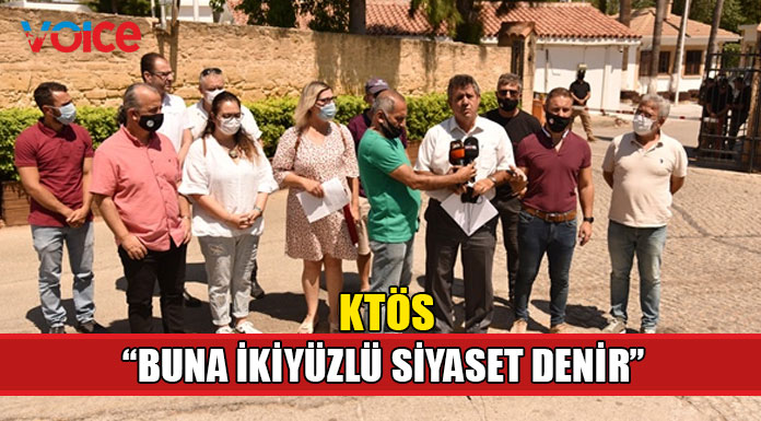 KTÖS, Cumhurbaşkanlığı önünde eylem yaptı