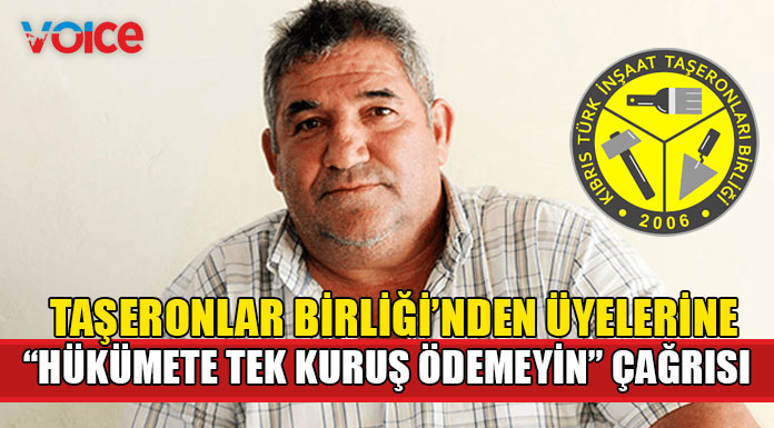 "Hükümete tek kuruş ödeme yapmayın"