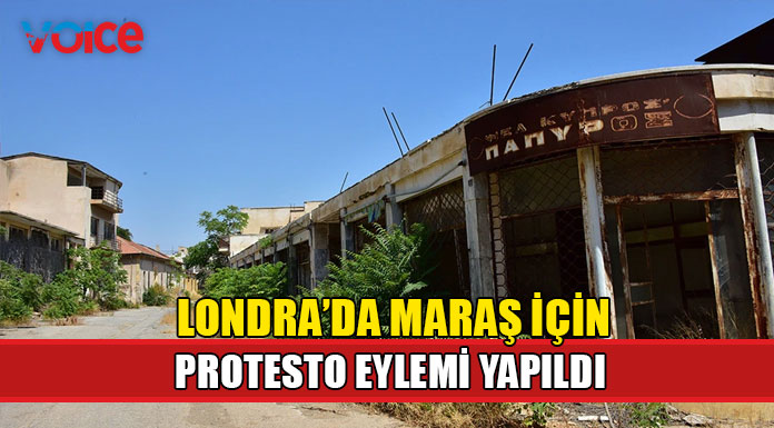 Londra'da Maraş için protesto eylemi yapıldı
