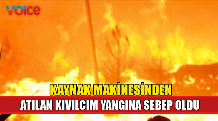 Akdoğan'da yangın!