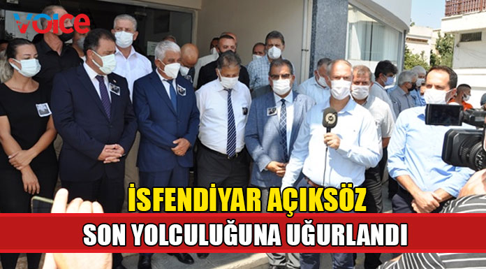 İsfendiyar Açıksöz son yolculuğuna uğurlandı