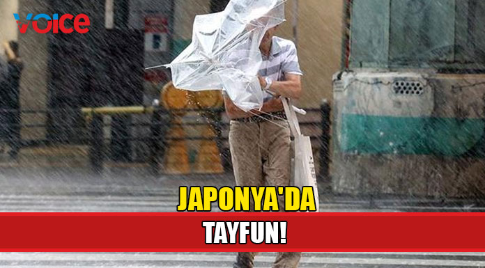 Japonya'da tayfun...5 kişi yaralandı