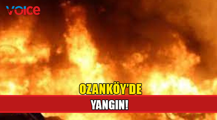 Ozanköy'de yangın!