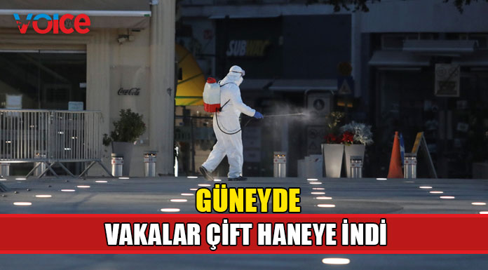 Güneyde vaka sayıları iki haneli rakamlara geriledi