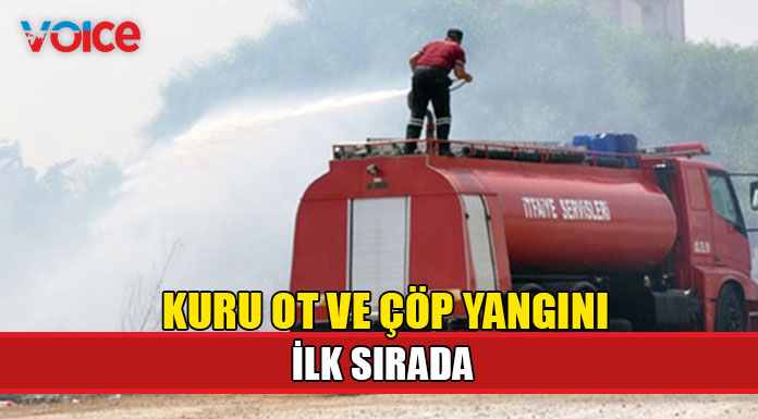 Son bir haftada 27 yangın çıktı