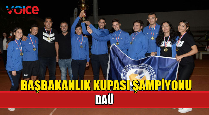 KKTC Başbakanlık Kupası'nda kazanan DAÜ
