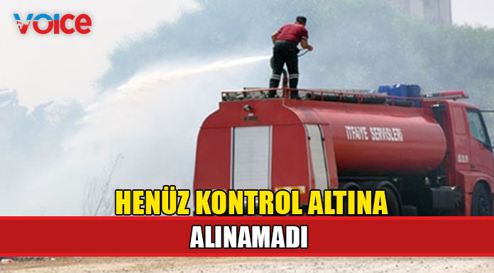 Göçeri'de yangın!