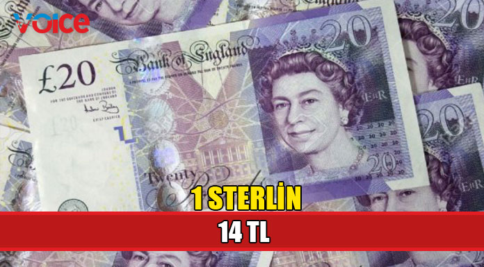 Sterlin 14 TL'yi buldu