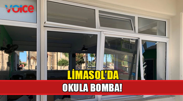 Limasol'da ilkokula bomba!