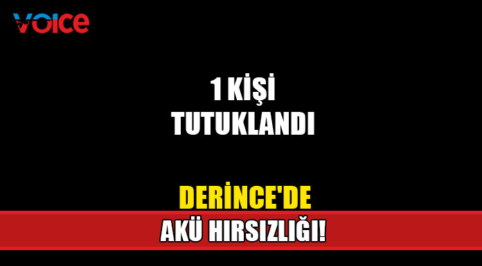Derince'de akü hırsızlığı!