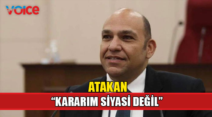 Atakan milletvekilliğine aday olmayacağını açıkladı
