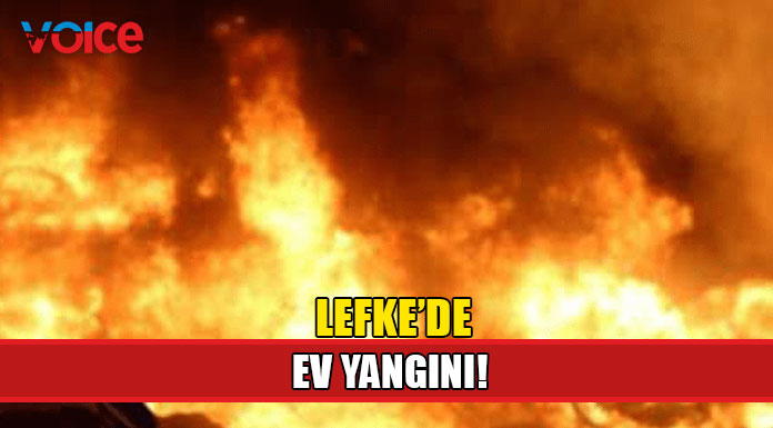 Lefke’de yangın!