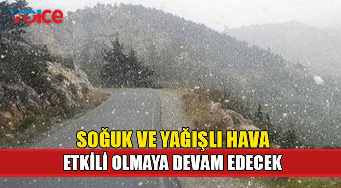 Karla karışık yağmur bekleniyor