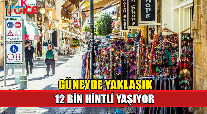Güneyde yaklaşık 12 bin Hintli yaşıyor