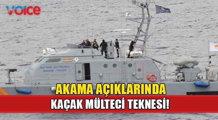 Akama açıklarında kaçak mülteci teknesi