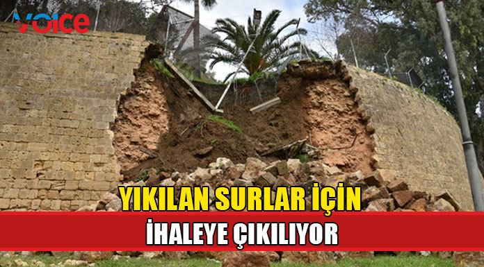 Yıkılan surlarla ilgili Turizm Bakanlığı devrede