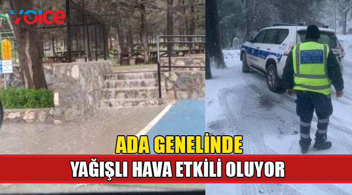 Yağışlar sağanak şeklinde sürüyor