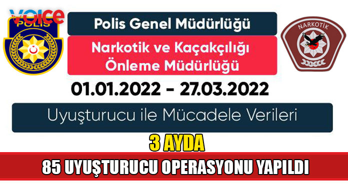 Polis Genel Müdürlüğü, uyuşturucuyla mücadele verilerini paylaştı