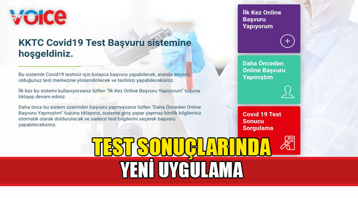 Covid-19 test başvuru sisteminden test sonuçları alınabilecek