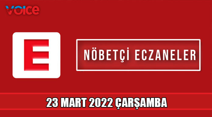 Nöbetçi eczaneler (23 Mart 2022)