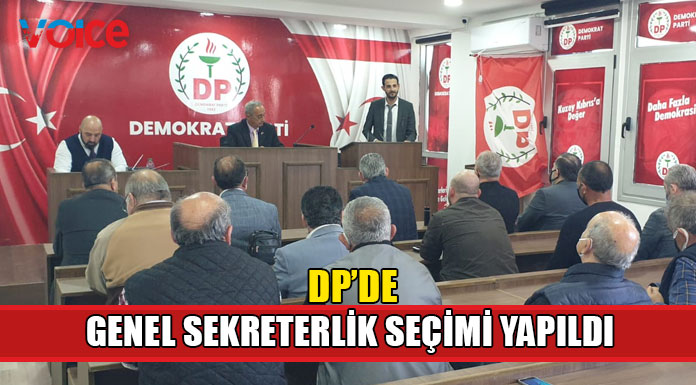 DP'de yeni Genel Sekreter Cenapoğlu oldu