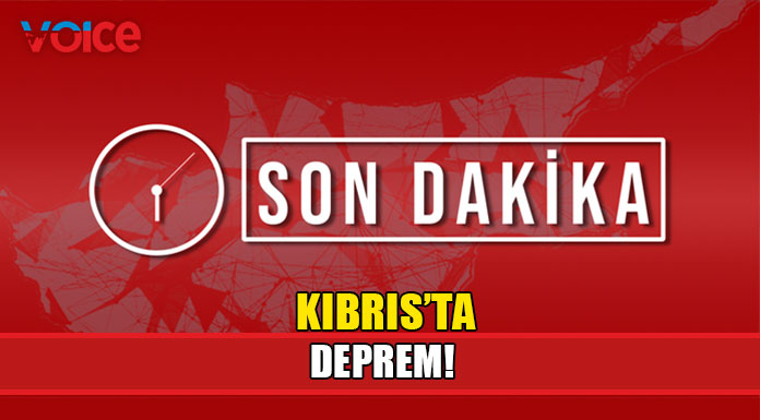 Kıbrıs'ta deprem meydana geldi!