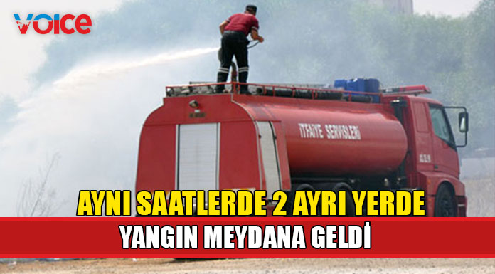 1 buçuk dönümlük alan yandı!