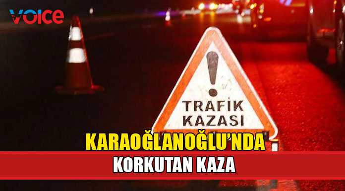 Kaza sonucu 1'i ağır 2 yaralı!