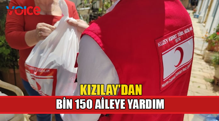 Kızılay bin 150 aileye Ramazan kolisi dağıttı
