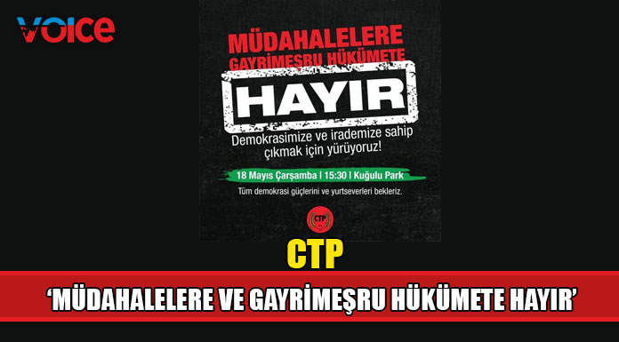 CTP'li vekiller yürüyüşe Yonca kavşağından başlıyor